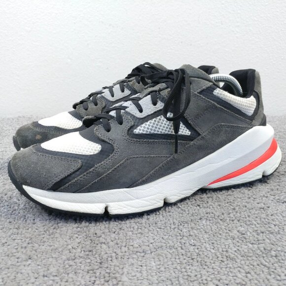 Under Armour Forge 96 Mens Size 10 Running Shoes Gray Suede Sneaker 3021794-001 - Picture 1 of 10